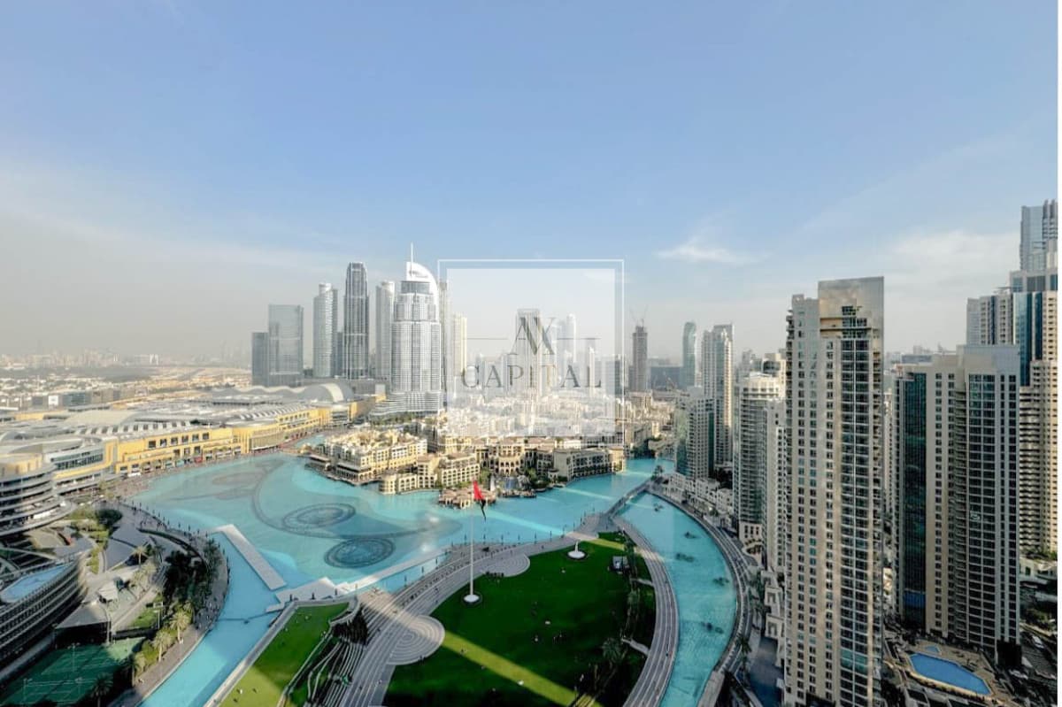 High Floor | Burj And Fountain View | Unfurnished - 3