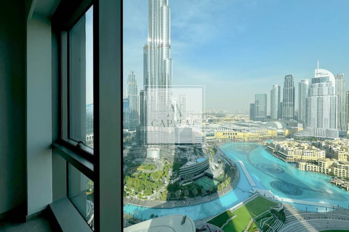 High Floor | Burj And Fountain View | Unfurnished - 1