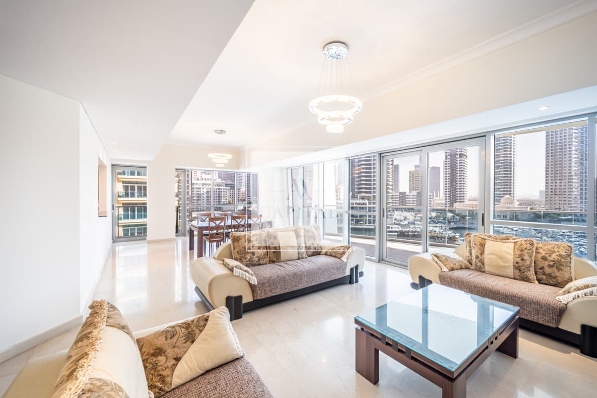Full Marina View | Furnished | Vacant - 2