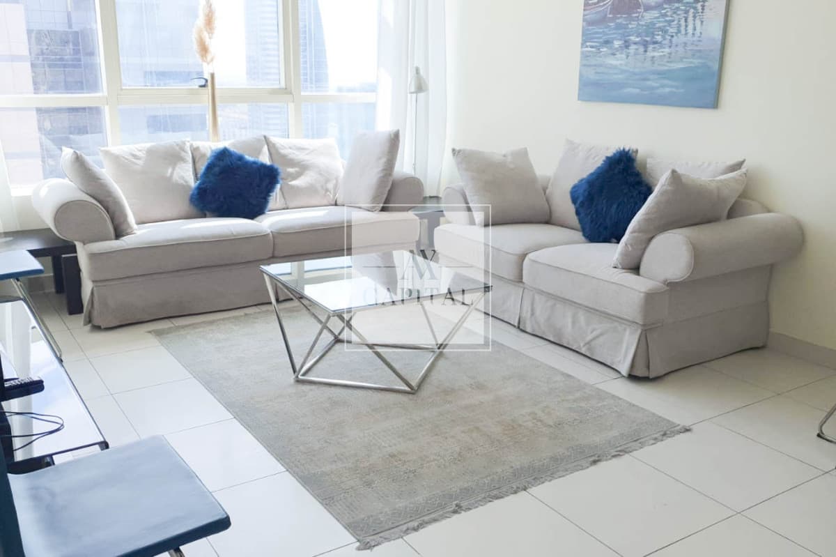 Spacious | Marina view | Furnished | Near Metro