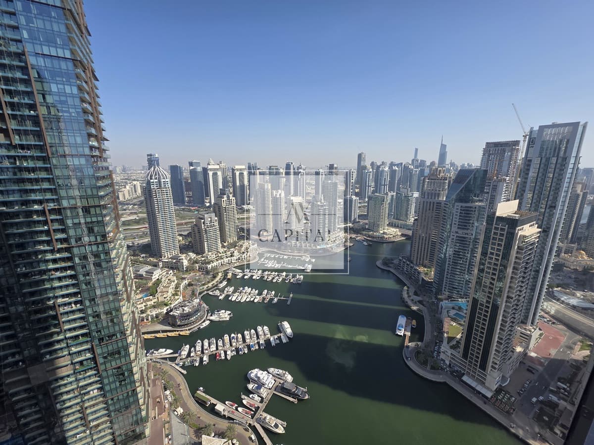 1 Bedroom | High floor | Furnished | Marina View - 1