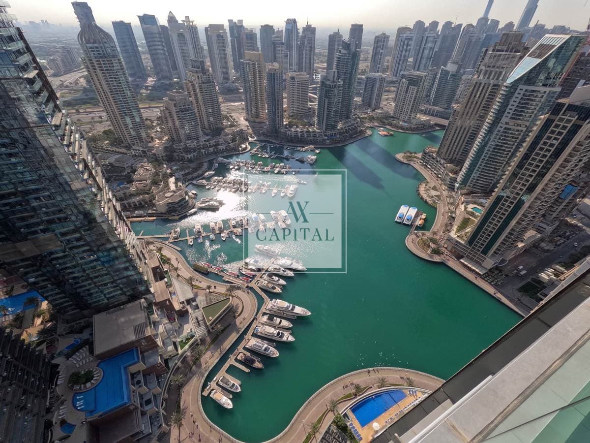 1 Bedroom | High floor | Furnished | Marina View - 3