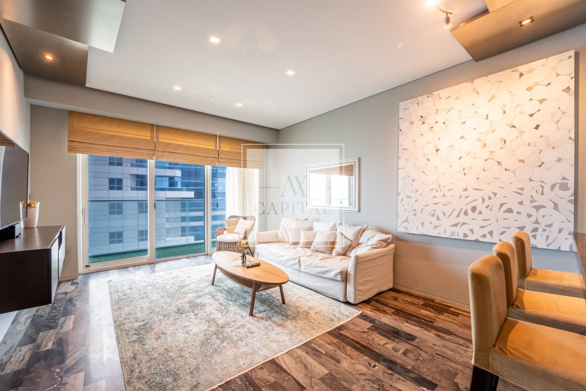 High Floor | Sea View | Chiller Free | Furnished - 2