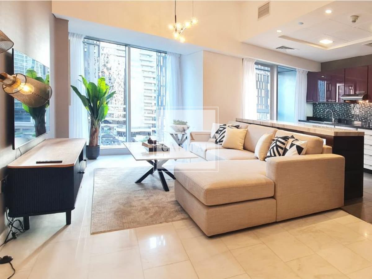 Premium 1 Bed| Furnished| Full Marina and Sea View