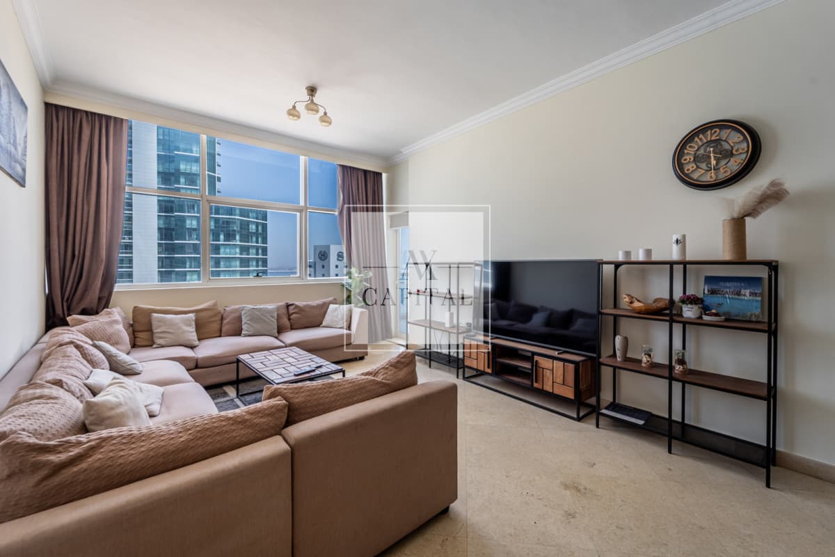 3BR Furnished | Maids Room | Vacant | Sea View - 2