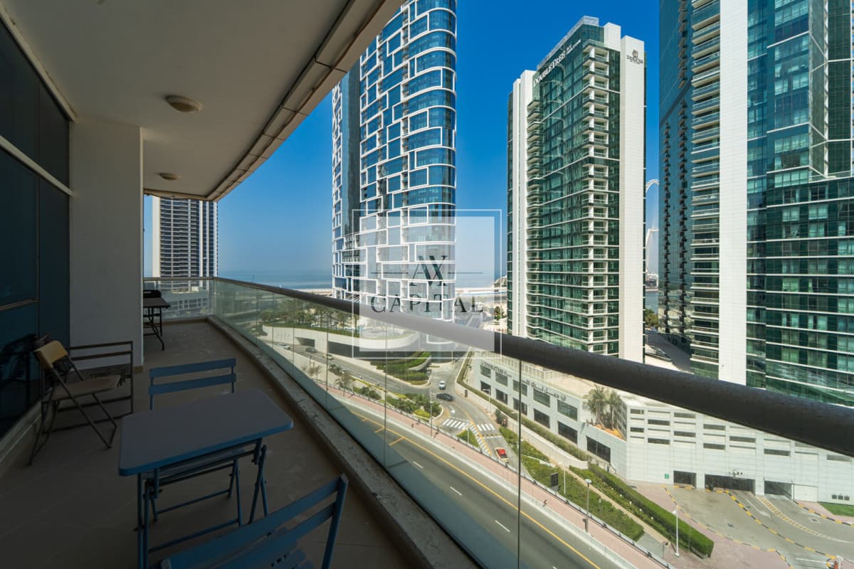 3BR Furnished | Maids Room | Vacant | Sea View