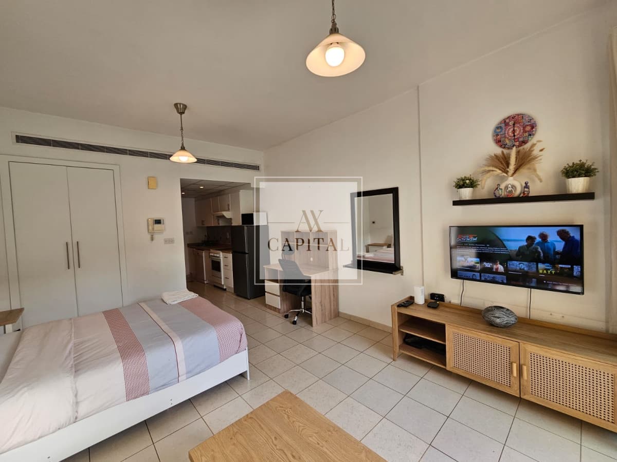 Furnished Studio | Al Ghozlan Greens | Vacant - 1