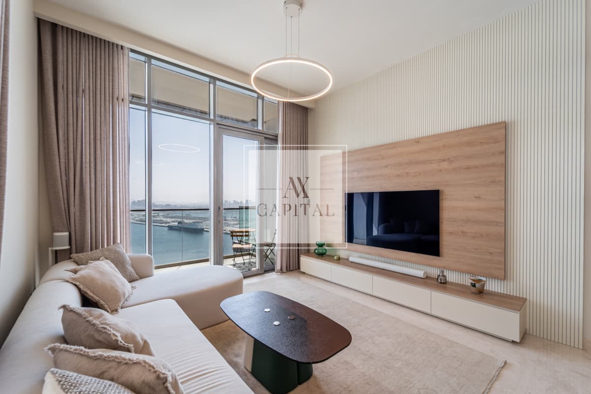 Luxury Furnished | Sea View | Upgraded 2BR + Maid - 1