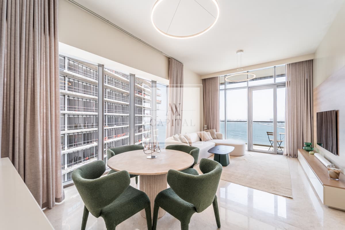 Luxury Furnished | Sea View | Upgraded 2BR + Maid - 2