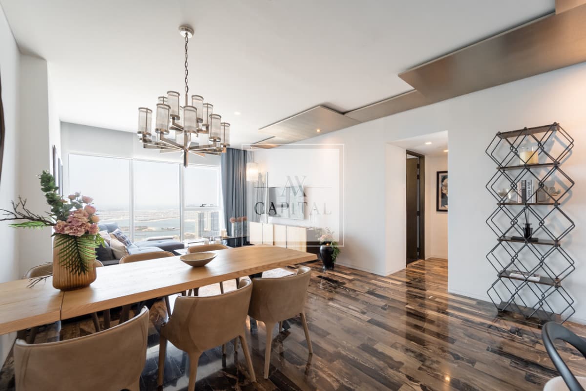 Furnished | Fendi Finishing | Sea and Harbour view - 3