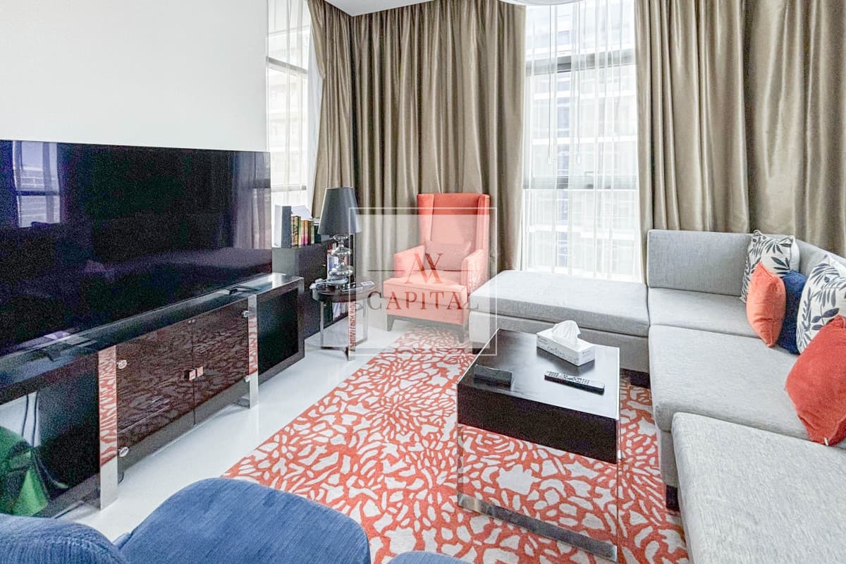 Full Golf Course | Furnished | High Floor - 3