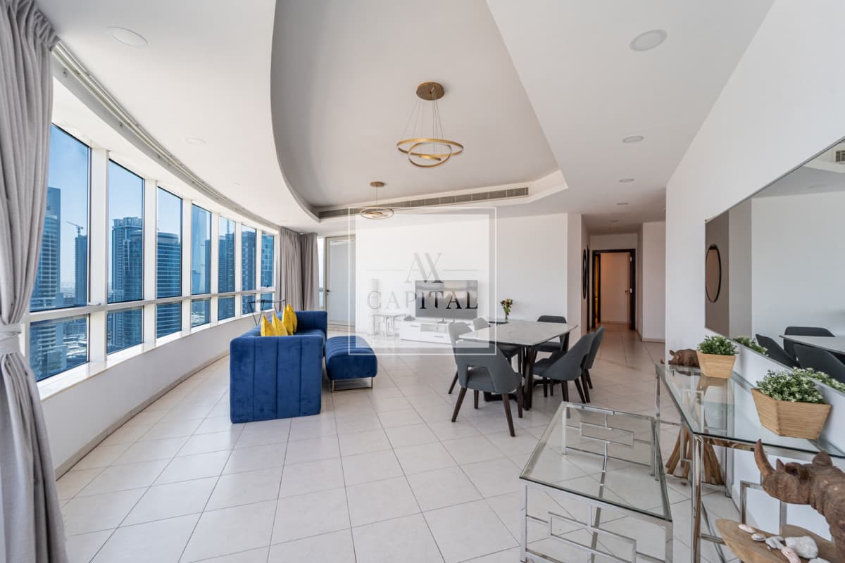 High Floor | Maids Room | Furnished | 2 Parking - 2