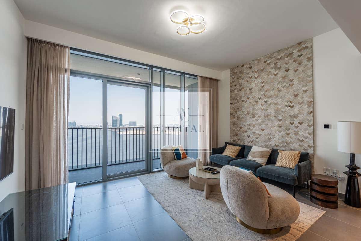 Furnished | Sea View | Brand New | Balcony | Pool - 2