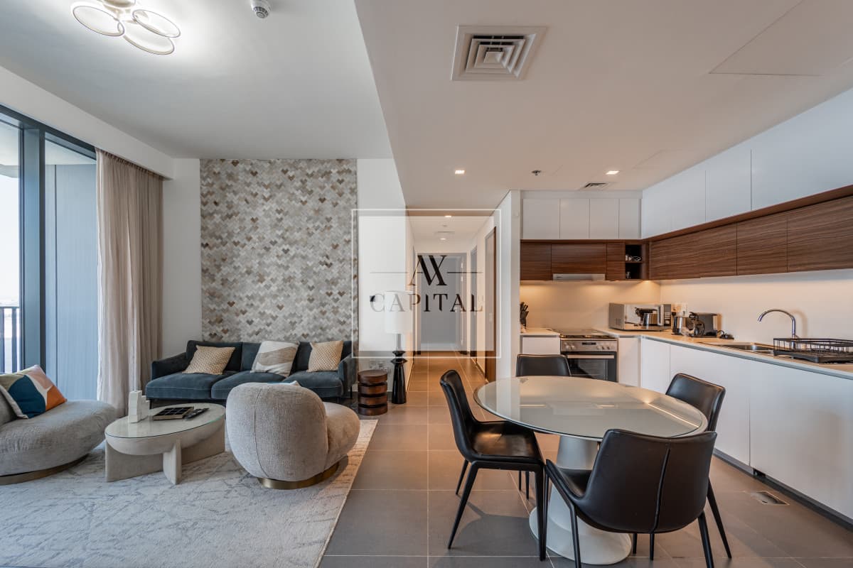 Furnished | Sea View | Brand New | Balcony | Pool - 3