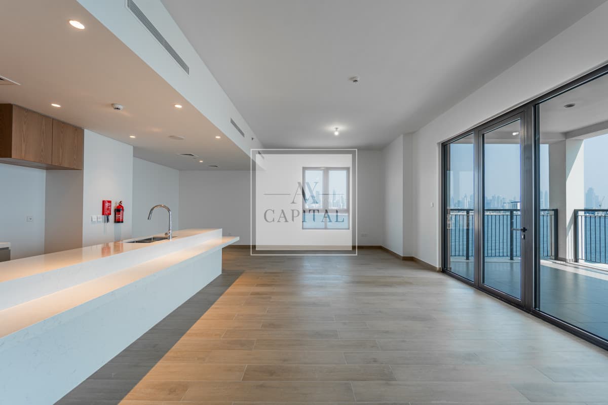 Sea and Burj Khalifa Skyline | Unique Corner Unit - 3