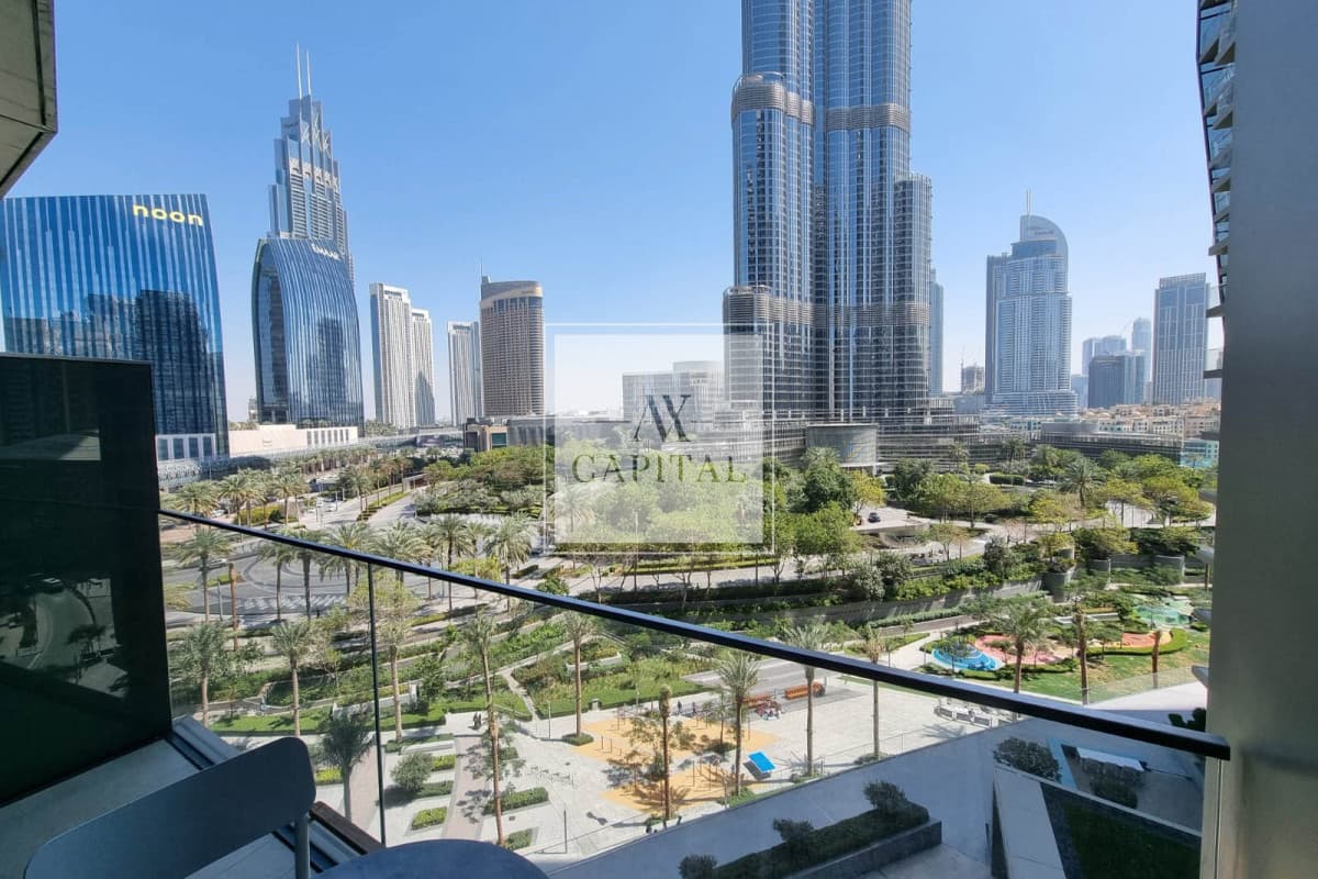 Burj Khalifa view| Spacious lay out| Vacant