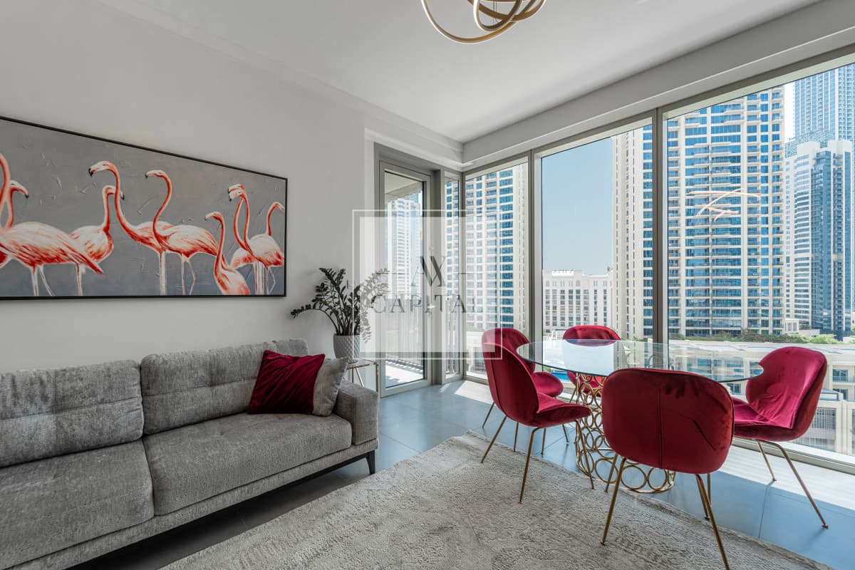 Rent | Furnished | Balcony | Pool | Mid Floor