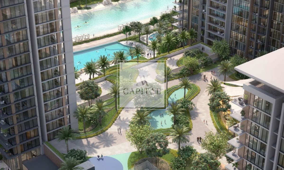 Large Layout | Maids | Lagoon & Burj Khalifa view - 1
