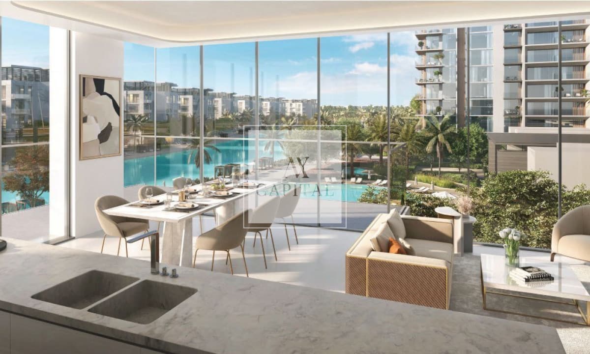 Large Layout | Maids | Lagoon & Burj Khalifa view - 2