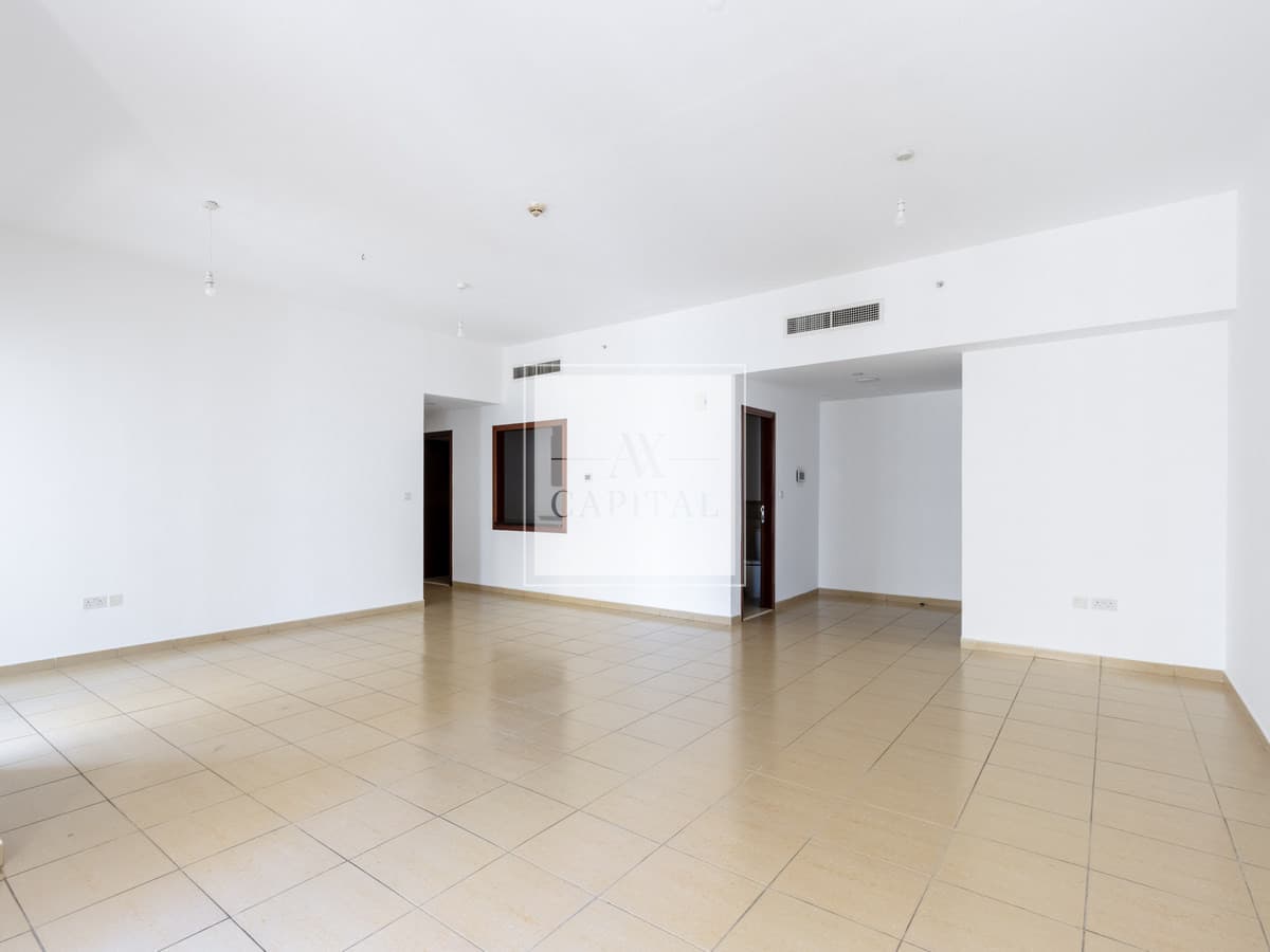 Sadaf, 3 bedroom + maids, Vacant, High floor - 3