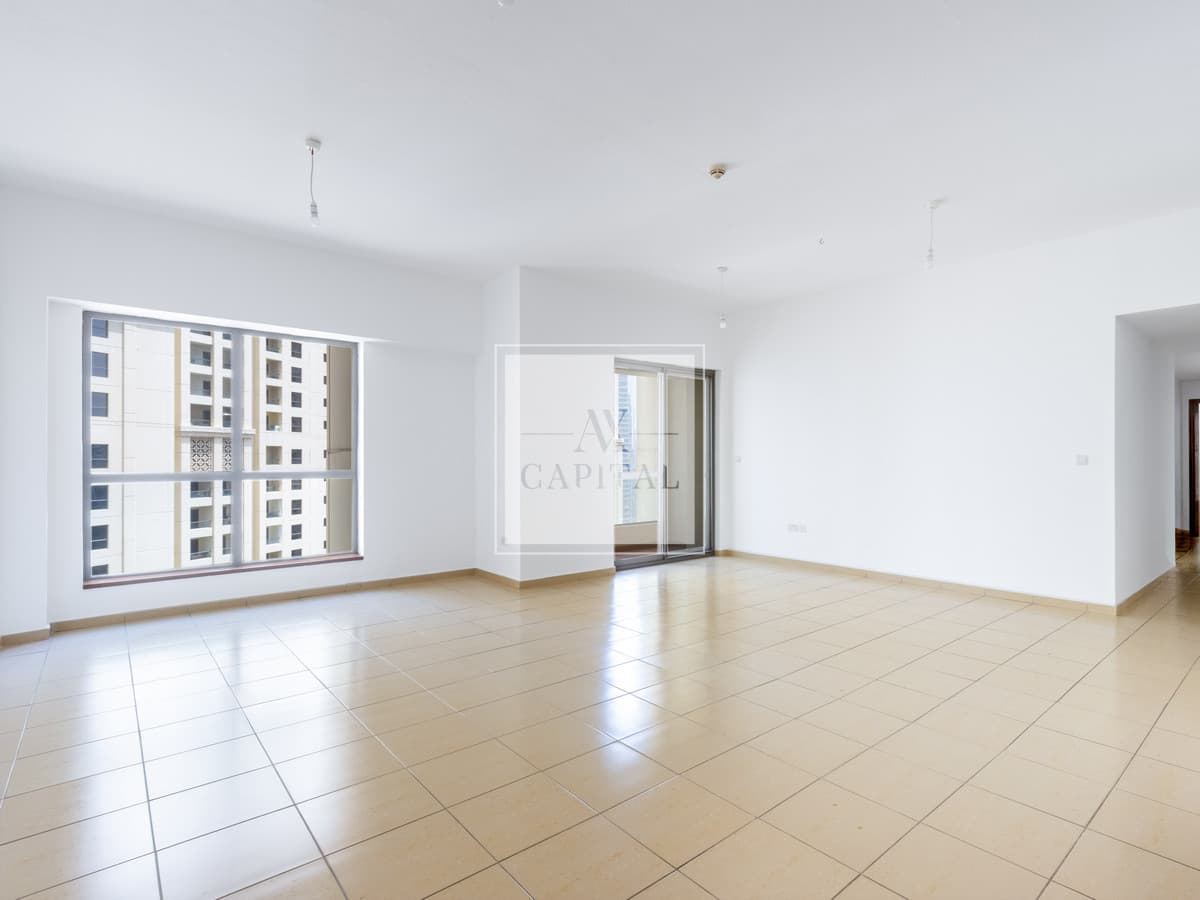 Sadaf, 3 bedroom + maids, Vacant, High floor - 1