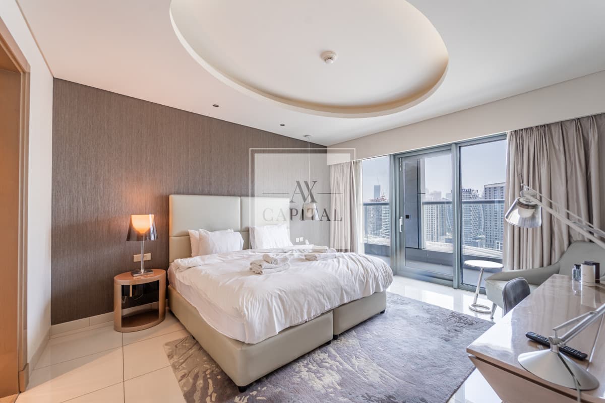 Vacant | Furnished | Burj View | Close metro - 2
