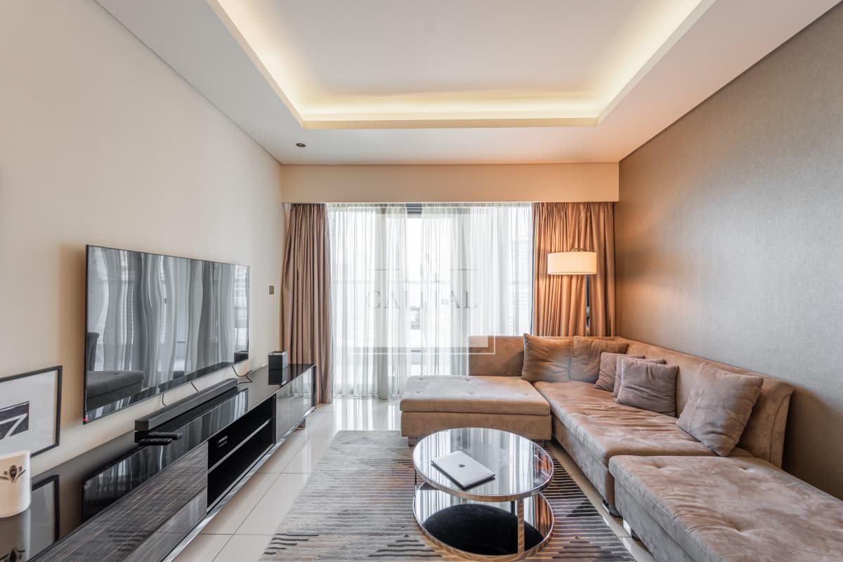 Vacant | Furnished | Burj View | Close metro - 3