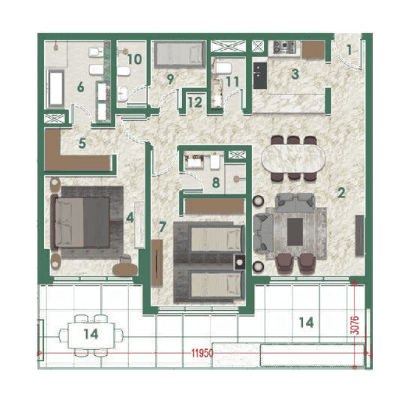 Floor plan 1