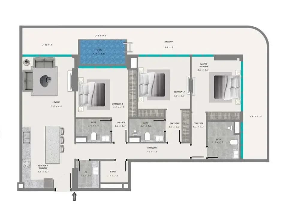 Floor plan 8