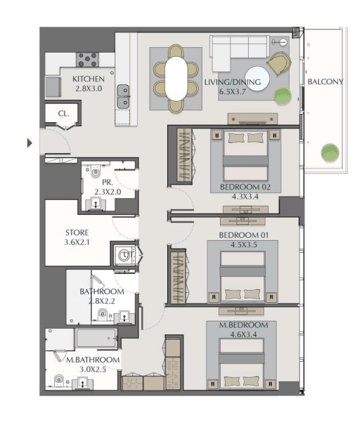 Floor plan 1