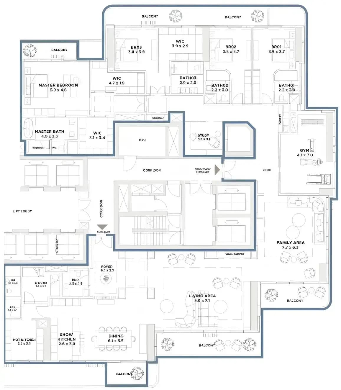 Floor plan 7