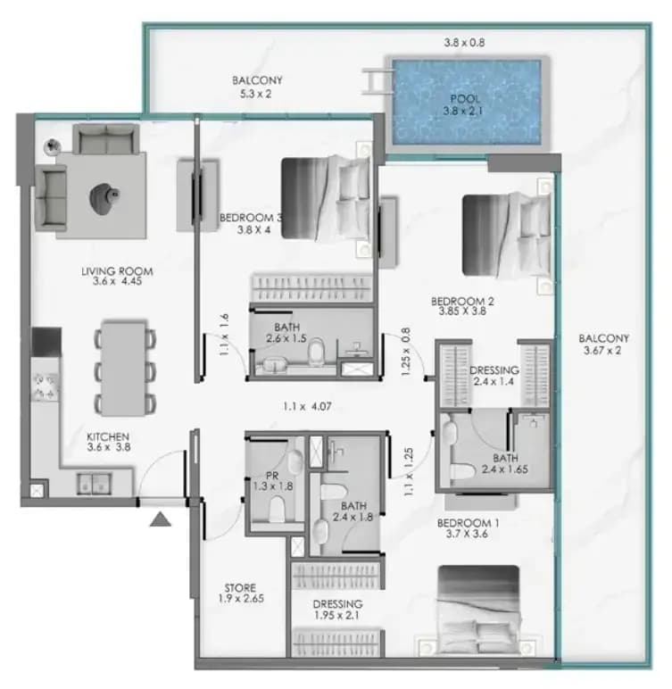 Floor plan 1