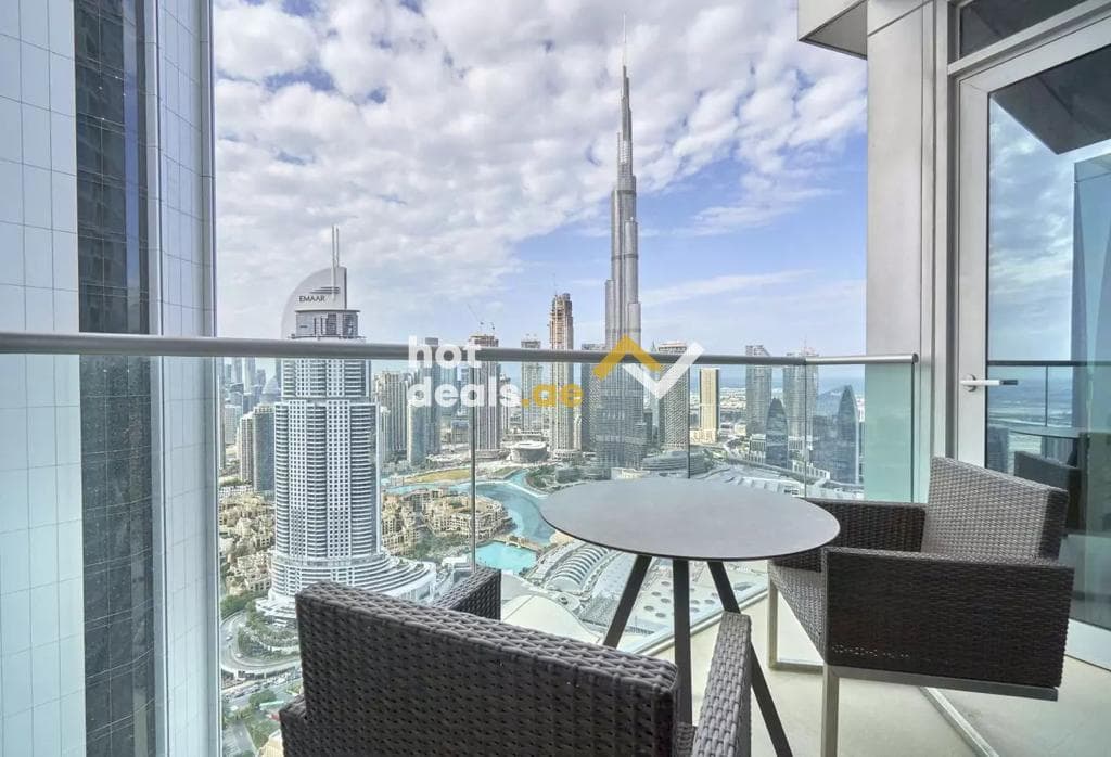 Top Floor | Vacant in Jan | Full Burj | 02 Type