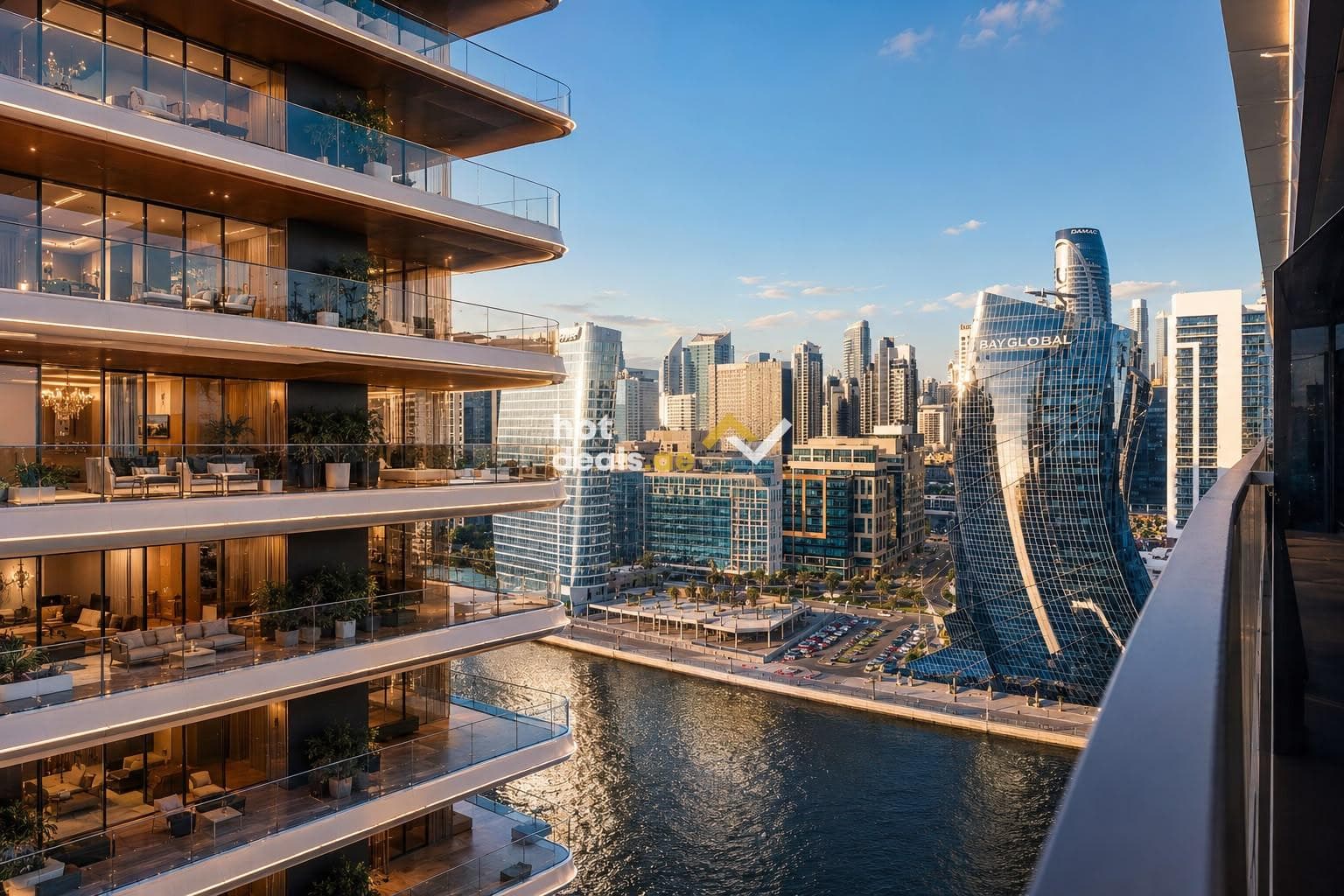 High Floor| Canal View | Rented ROI 6,7%