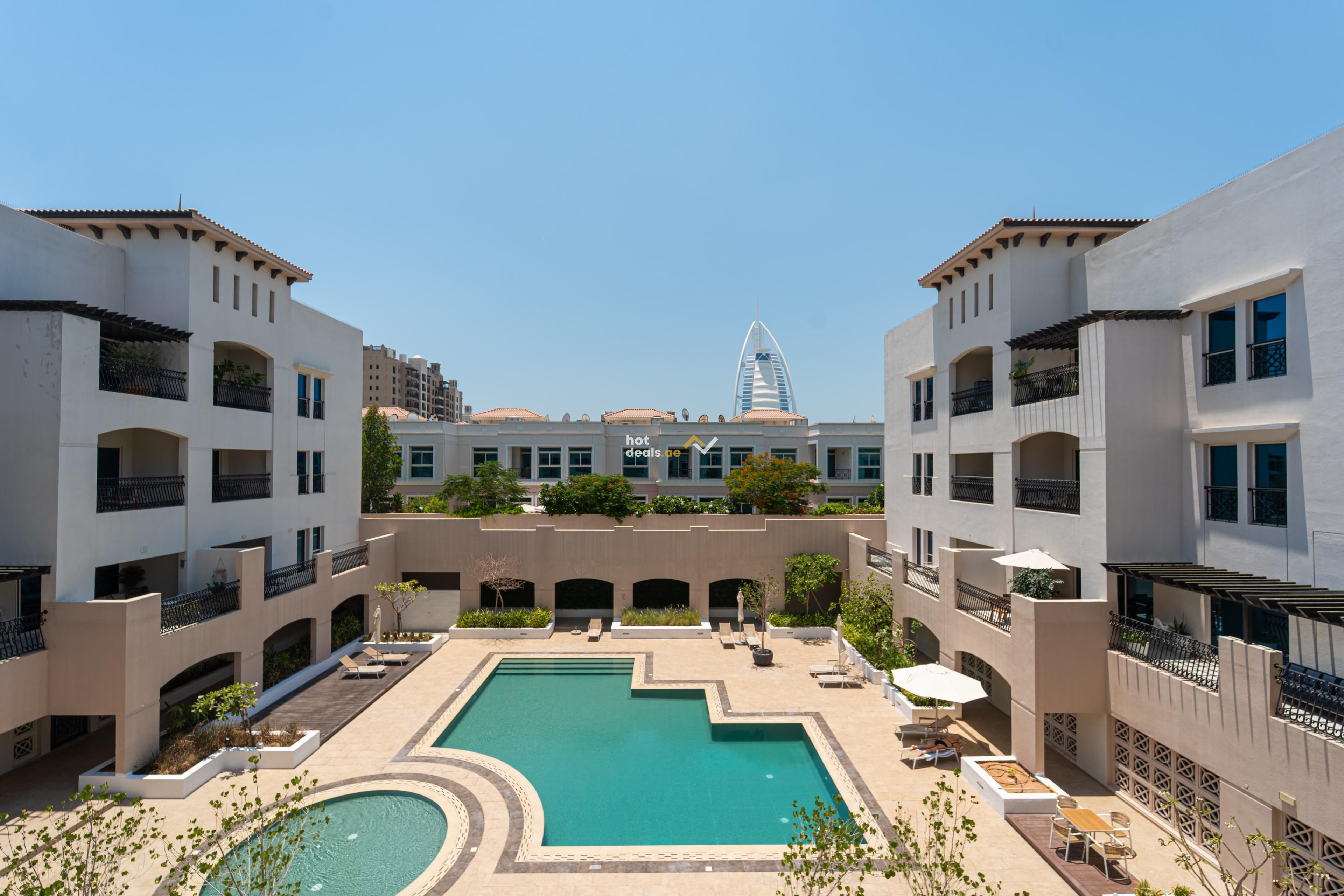 Chiller Free | Burj Al Arab View | Pool View