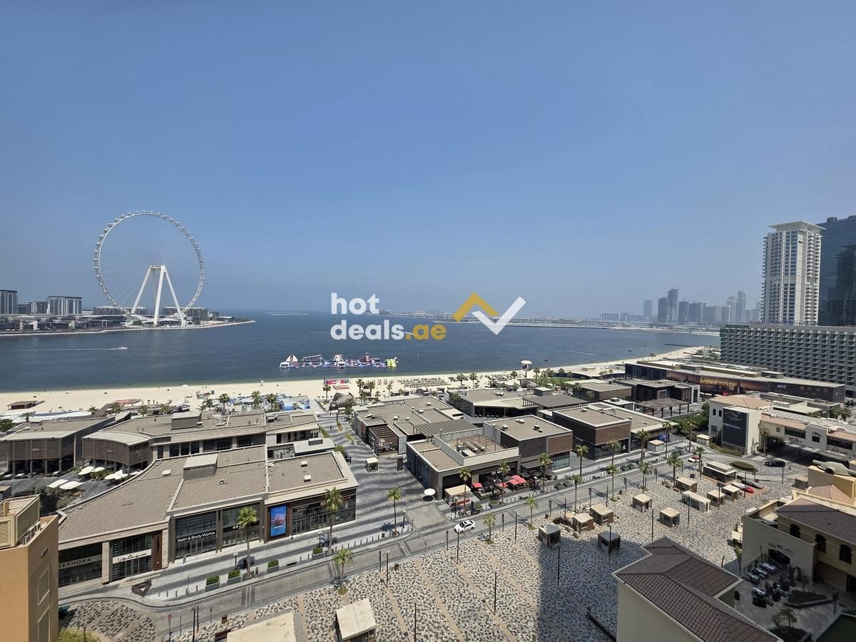 Full Sea View | Fully furnished | 3BR + Maid
