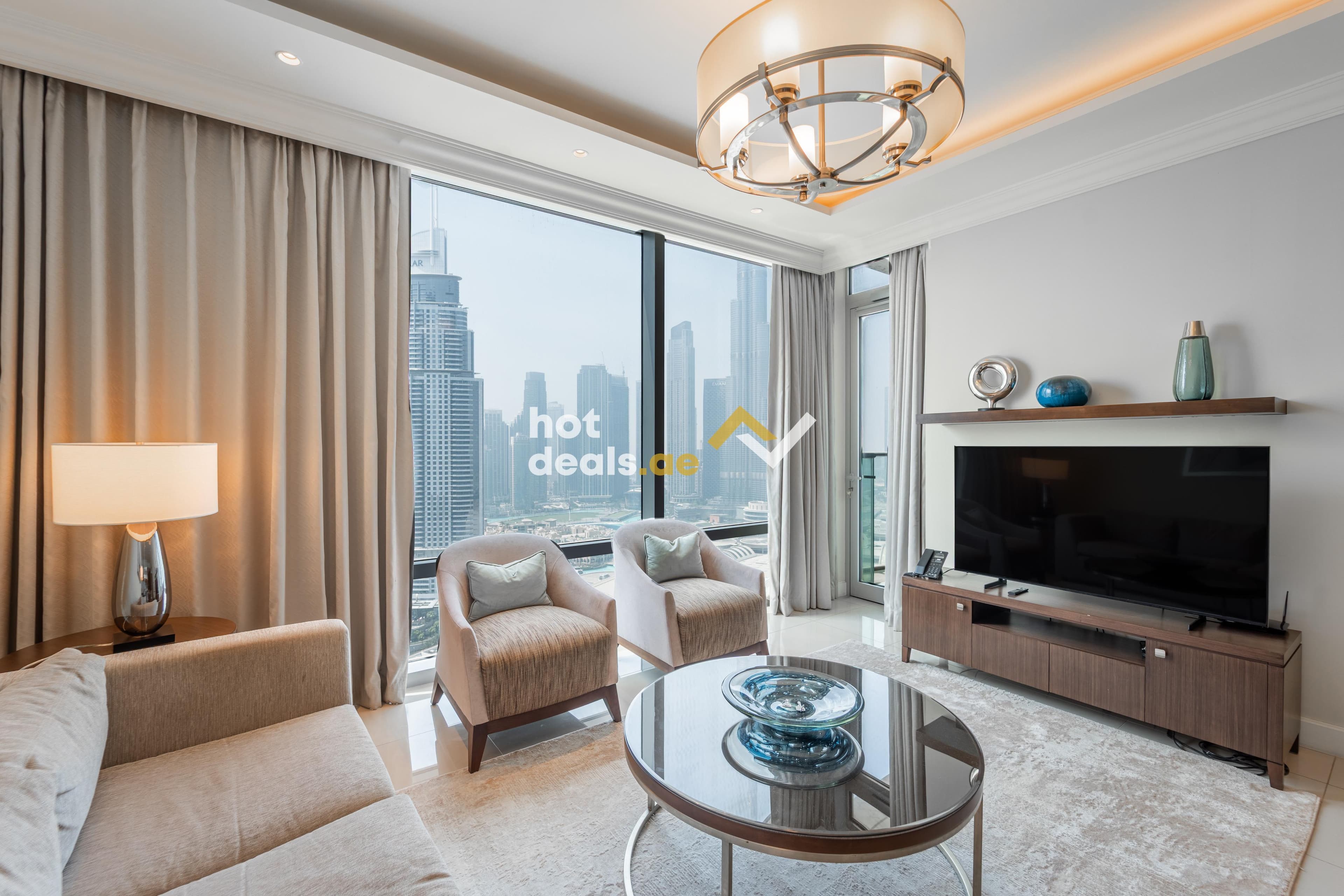 Burj Khalifa View Mid Floor 1-Bed Apt.
