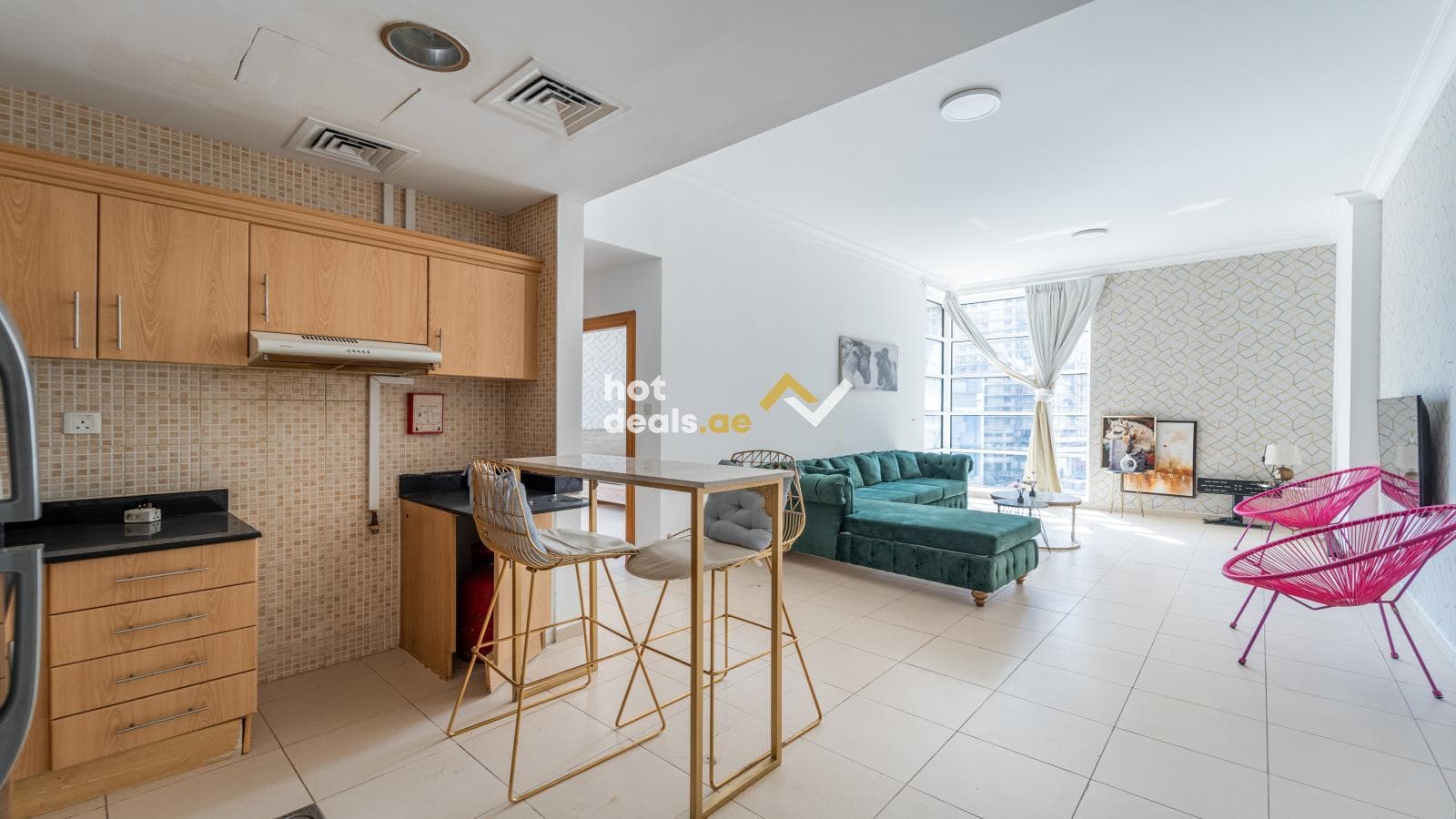 Furnished 1BR | Road View | Prime Business Bay