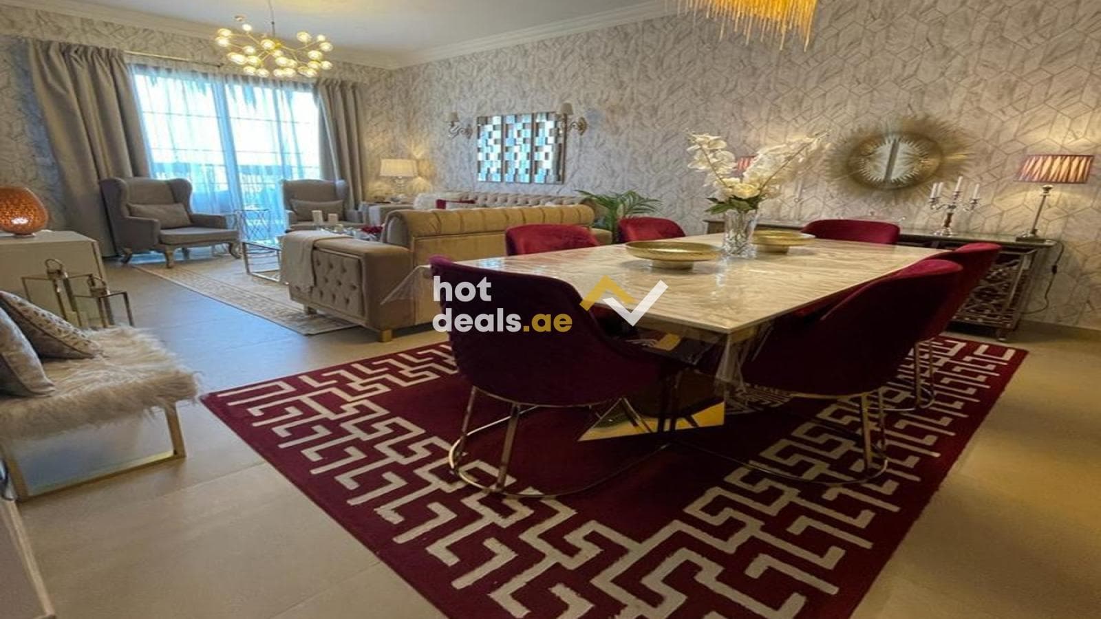 Furnished 2BR+Maid | Open View | Equipped Kitchen