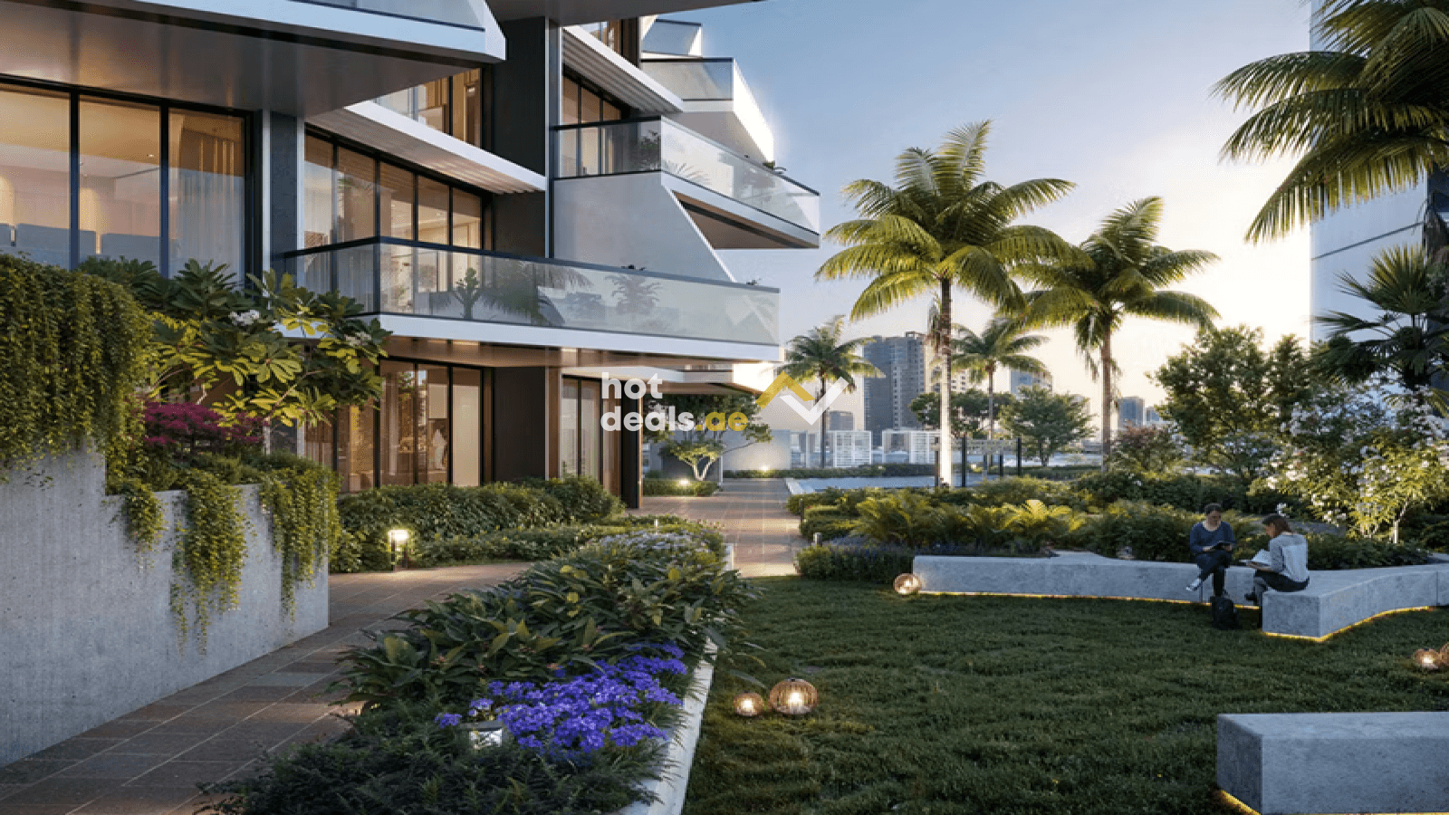 High-Floor 1BR | Kids Play Area and Kids Pool View