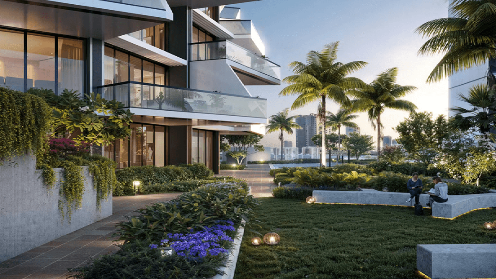 High-Floor 1BR | Kids Play Area and Kids Pool View