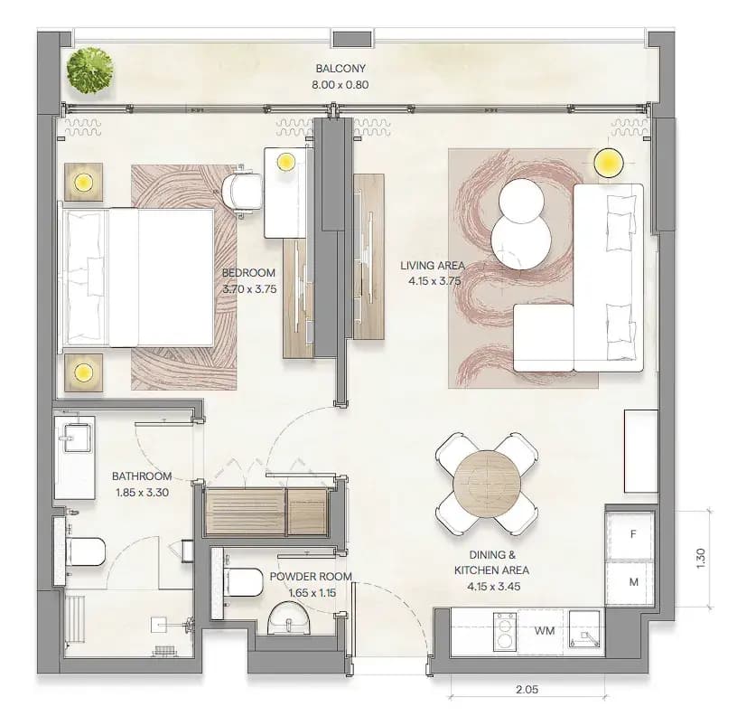 Bloom Holding - Arjaan by Rotana - Apartment