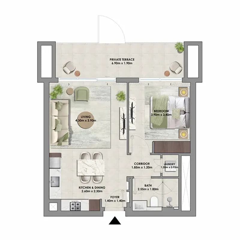 Emaar - Palace Residences Hillside - Apartment