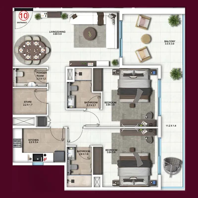 Floor plan 1