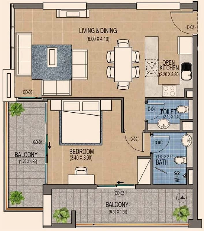 Floor plan 1