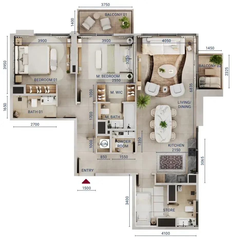 Floor plan 1
