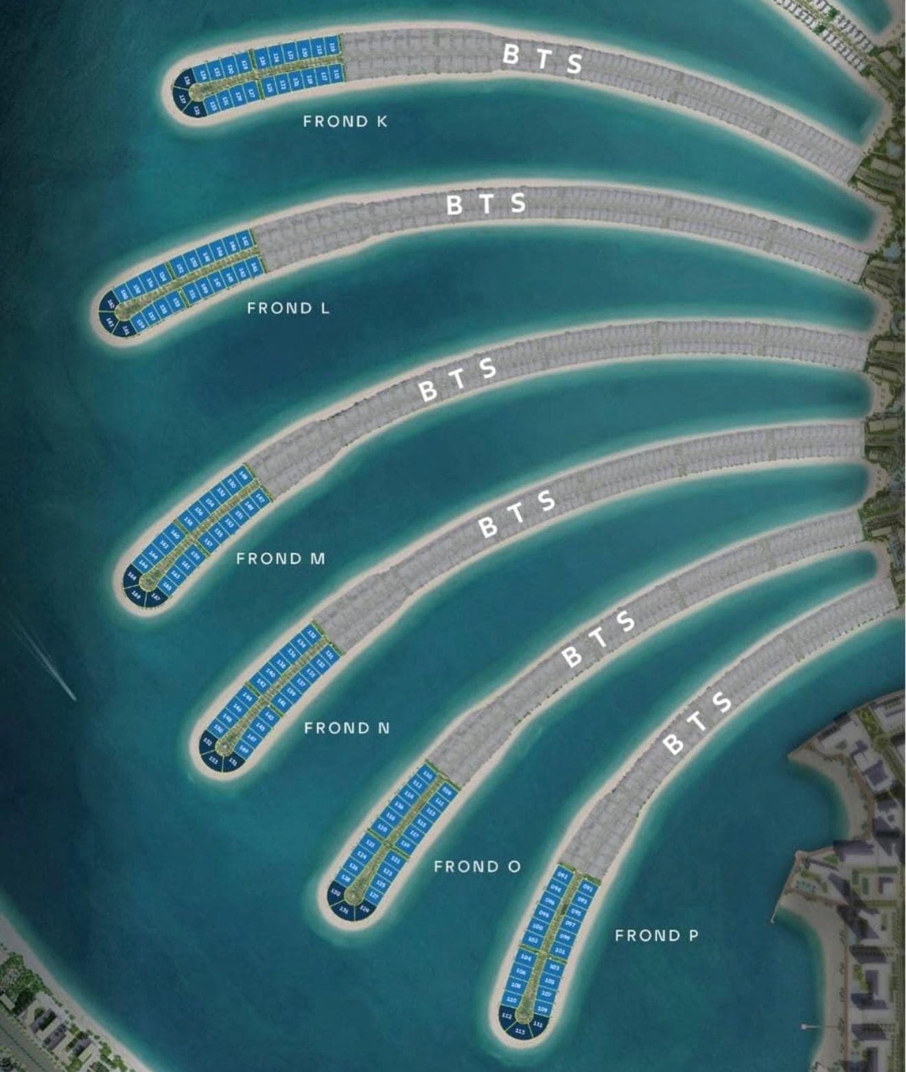 Palm Jebel Ali Plots