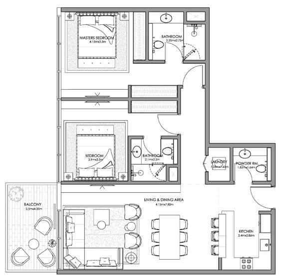 The Blue Beach Residence